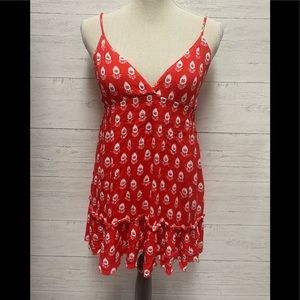 Forever 21 Red Floral Dress